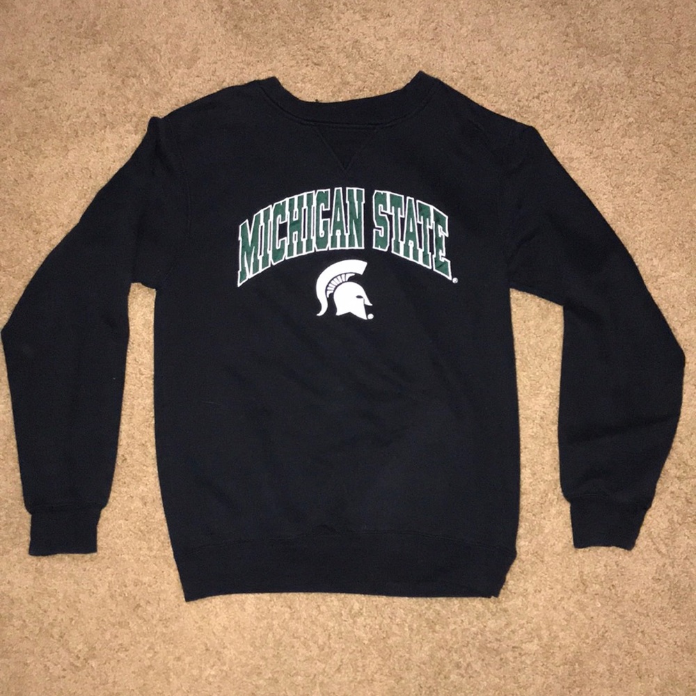 Michigan State crew neck
